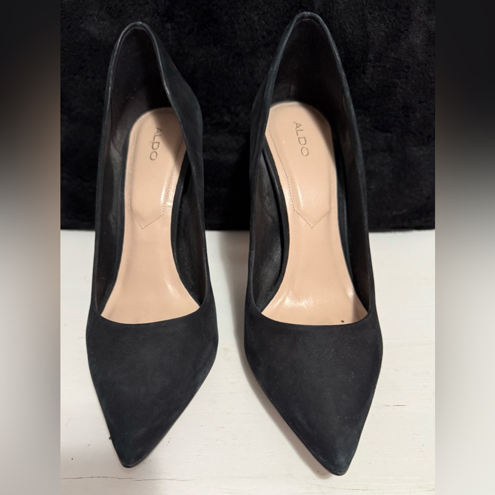 Aldo Classic Black Pointed Heels